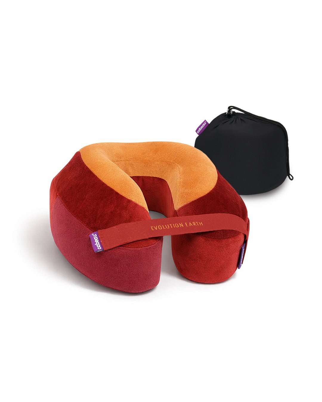 Evolution Earth Deluxe Neck Pillow - Fire (Red/Orange)