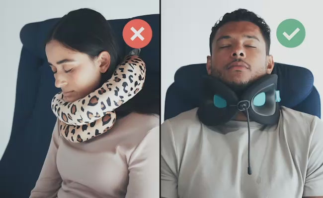 Ladda video: Cabeau pillows with superior support vs other pillows with lack of support
